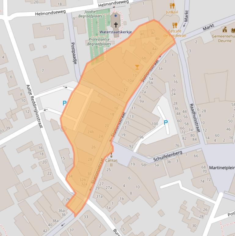 Kaart van postcodegebied 5751HE.