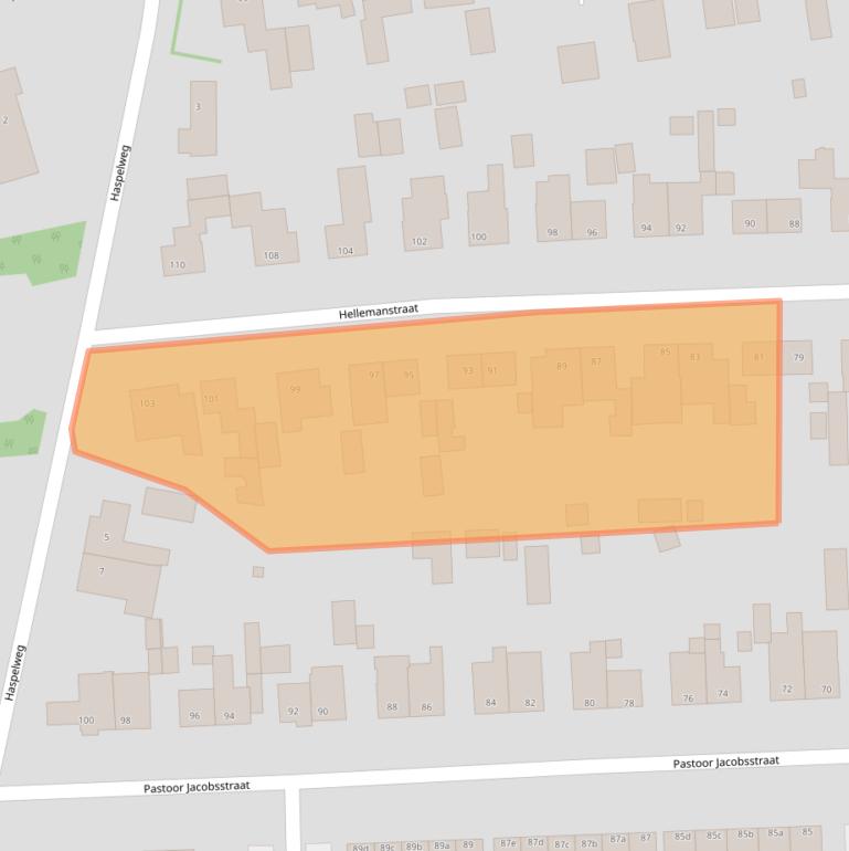 Kaart van postcodegebied 5751HS.