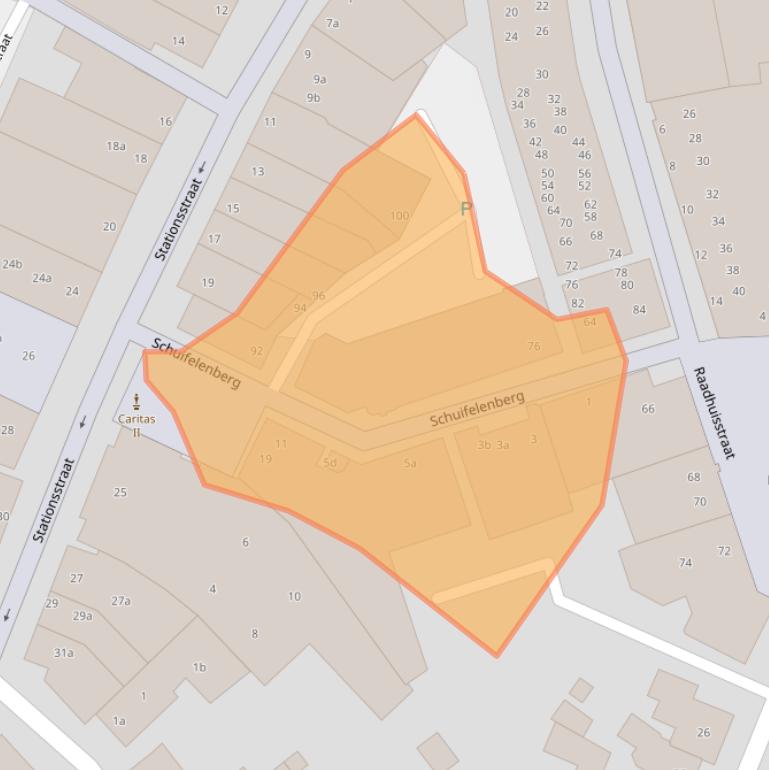 Kaart van postcodegebied 5751HZ.