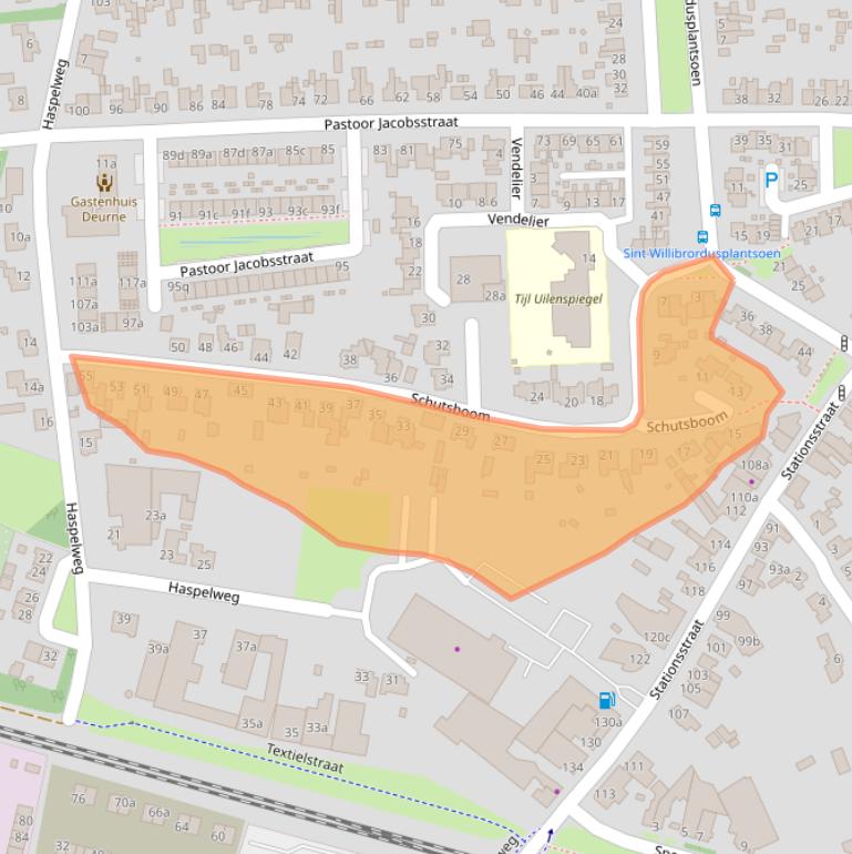Kaart van postcodegebied 5751JA.