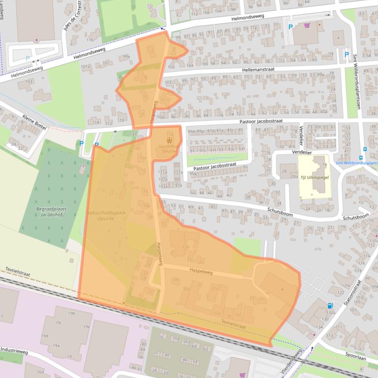 Kaart van postcodegebied 5751JH.