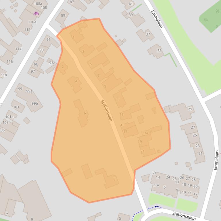 Kaart van postcodegebied 5751JL.