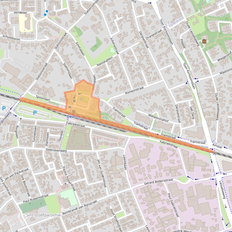 Kaart van postcodegebied 5751JN.