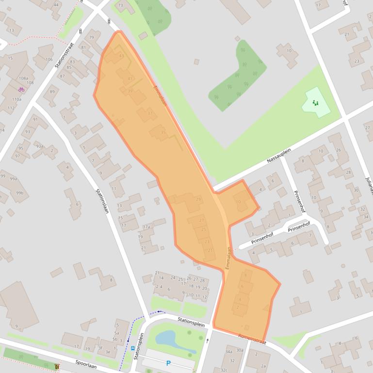 Kaart van postcodegebied 5751JP.