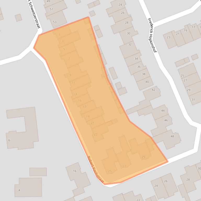 Kaart van postcodegebied 5751MB.