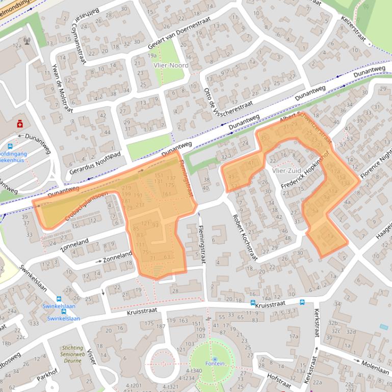 Kaart van postcodegebied 5751MG.