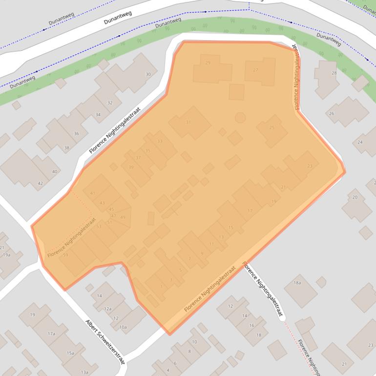 Kaart van postcodegebied 5751MJ.