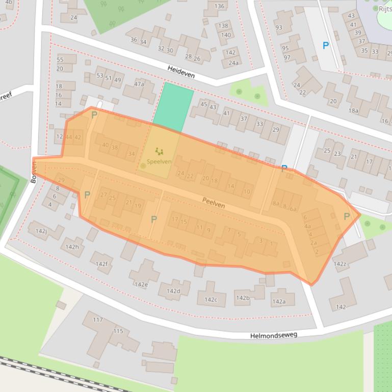 Kaart van postcodegebied 5751NM.