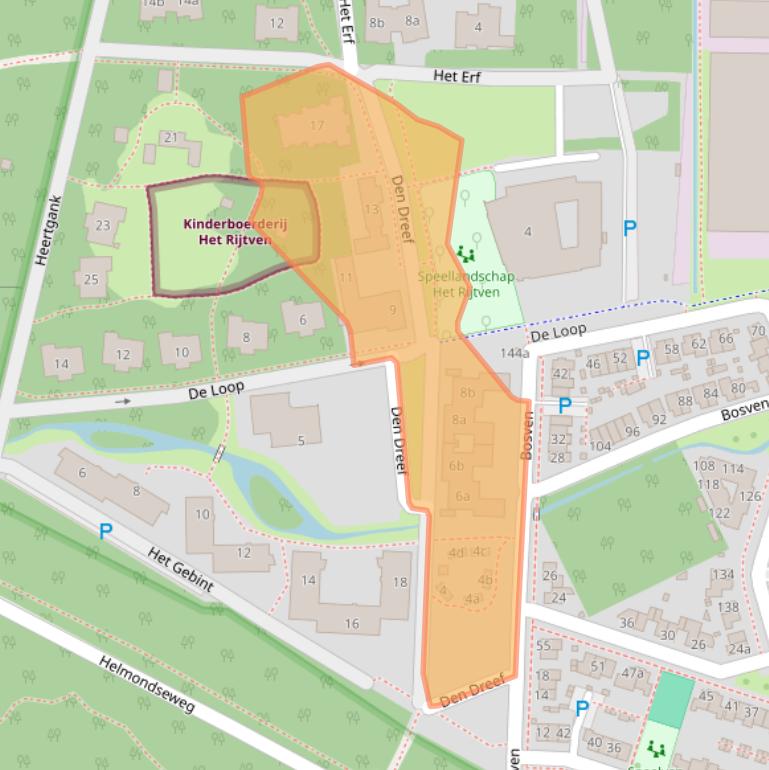 Kaart van postcodegebied 5751NS.