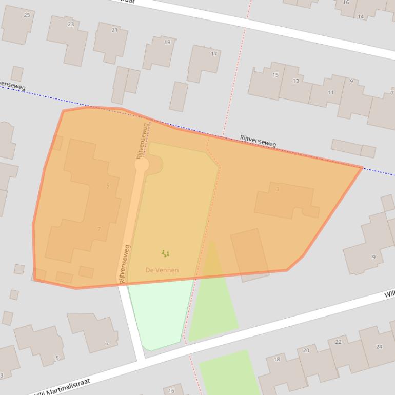 Kaart van postcodegebied 5751PD.