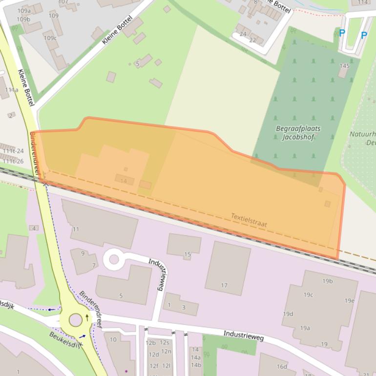 Kaart van postcodegebied 5751PE.