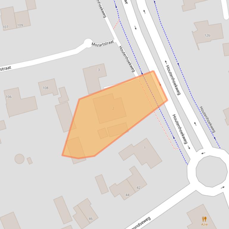 Kaart van postcodegebied 5751PM.