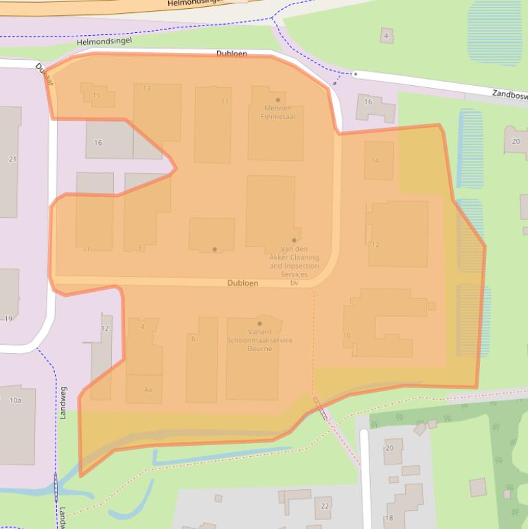 Kaart van postcodegebied 5751PX.