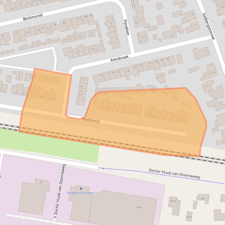 Kaart van postcodegebied 5751RB.