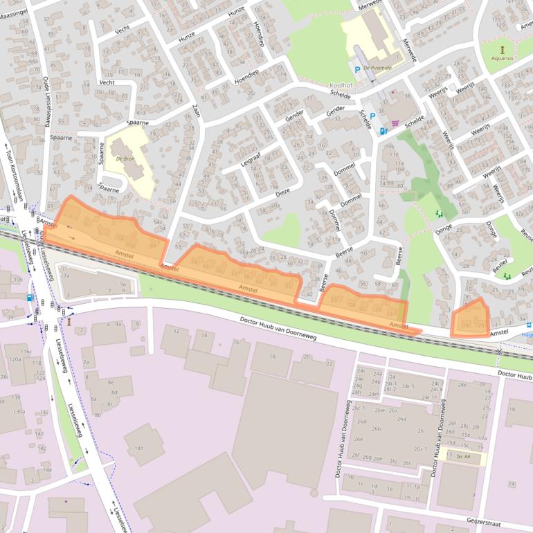 Kaart van postcodegebied 5751RD.