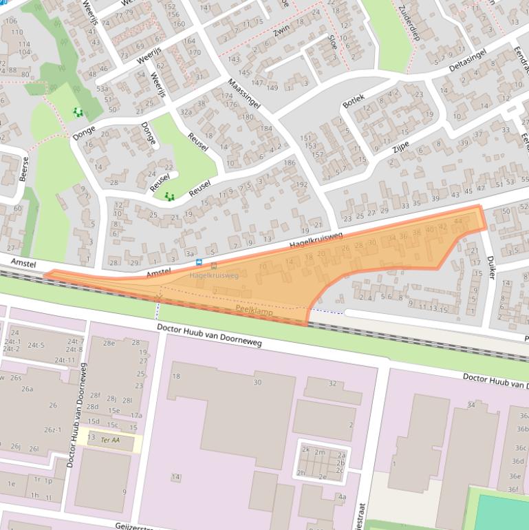 Kaart van postcodegebied 5751RP.