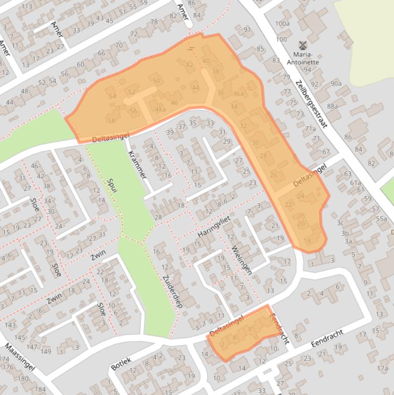 Kaart van postcodegebied 5751SM.