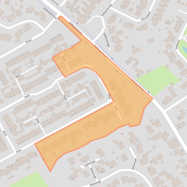 Kaart van postcodegebied 5751SV.