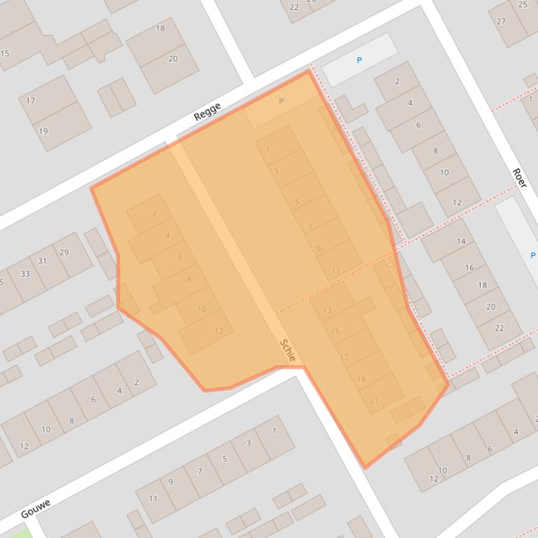 Kaart van postcodegebied 5751TG.