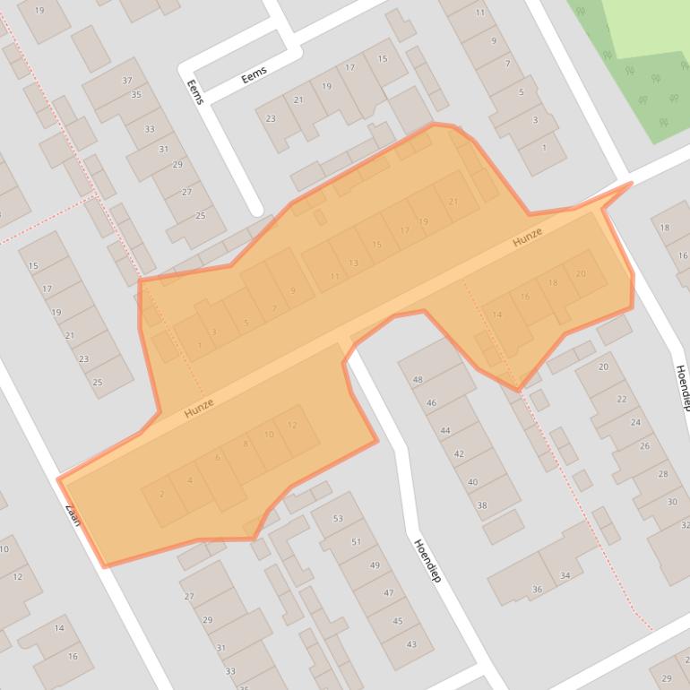 Kaart van postcodegebied 5751VD.