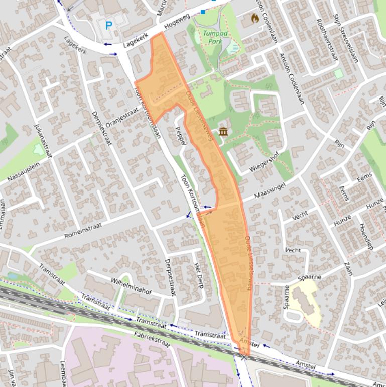 Kaart van postcodegebied 5751WP.