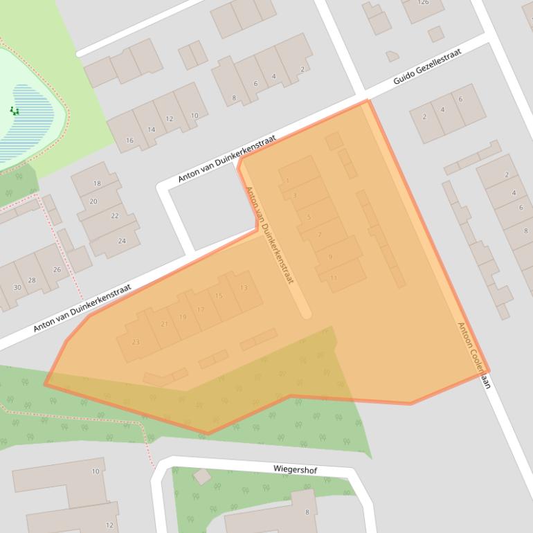 Kaart van postcodegebied 5751XK.