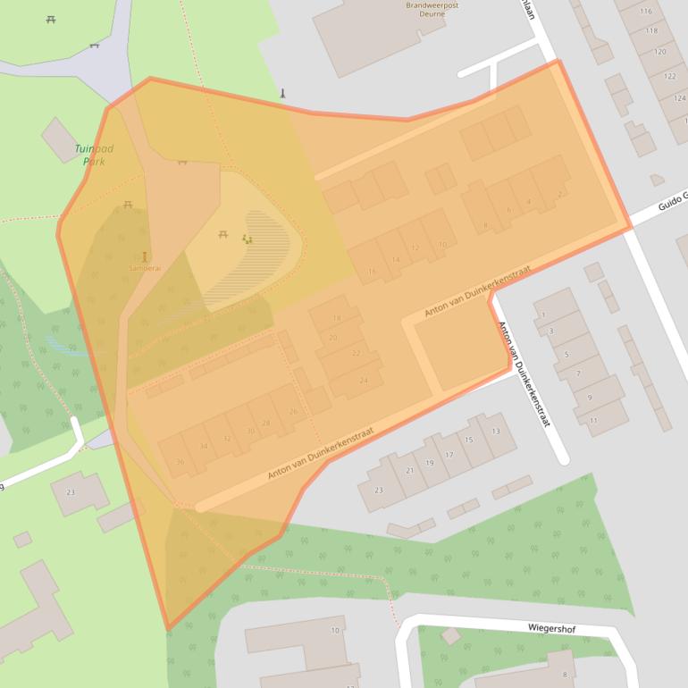 Kaart van postcodegebied 5751XL.