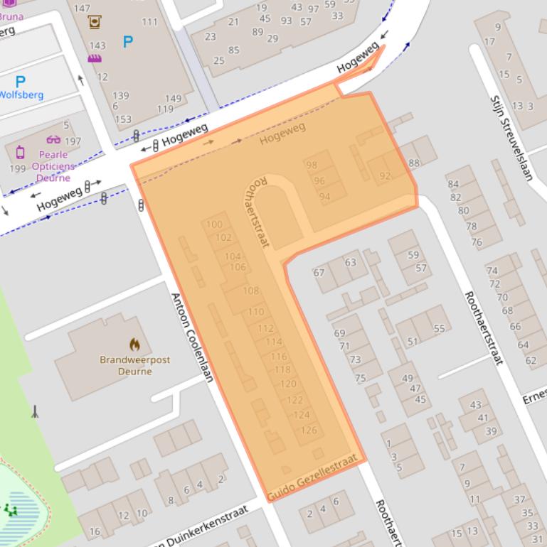 Kaart van postcodegebied 5751XV.