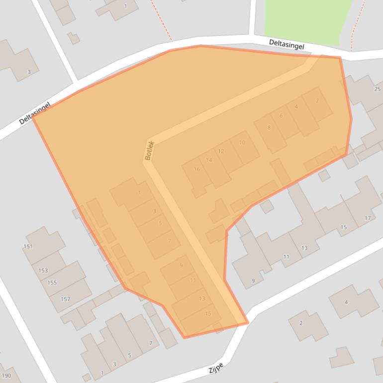 Kaart van postcodegebied 5751ZS.