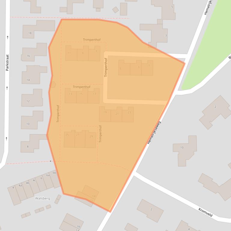 Kaart van postcodegebied 5752AM.