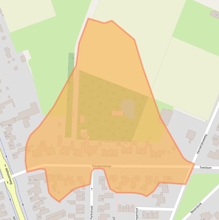 Kaart van postcodegebied 5752AN.