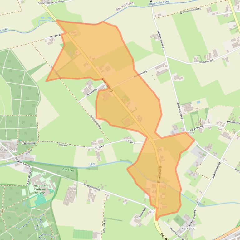 Kaart van postcodegebied 5752PD.