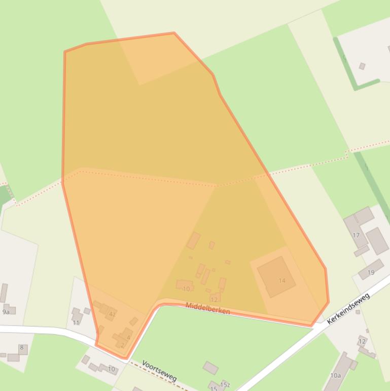 Kaart van postcodegebied 5752RS.