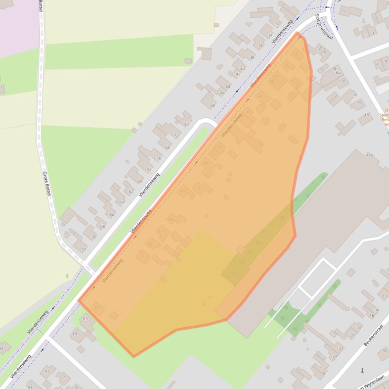 Kaart van postcodegebied 5753AB.