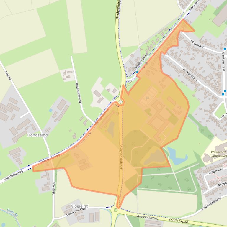 Kaart van postcodegebied 5753AC.