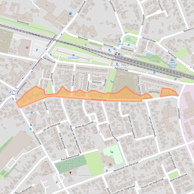 Kaart van postcodegebied 5753AJ.