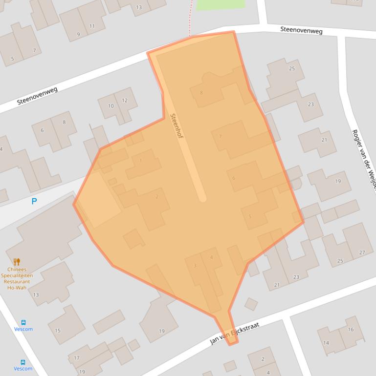 Kaart van postcodegebied 5753AP.