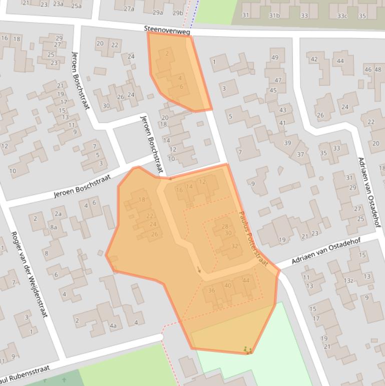 Kaart van postcodegebied 5753BS.