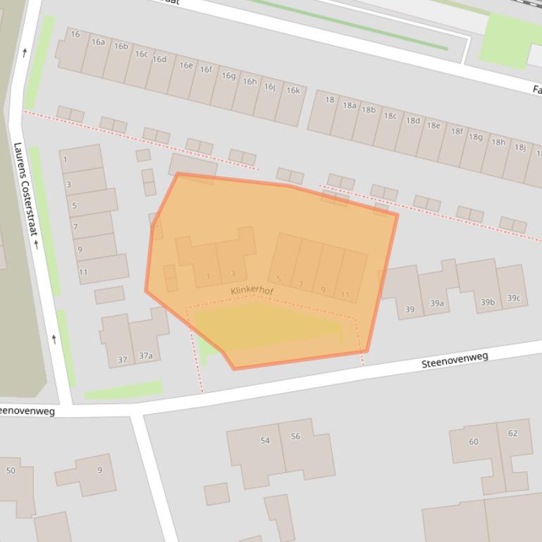 Kaart van postcodegebied 5753CE.