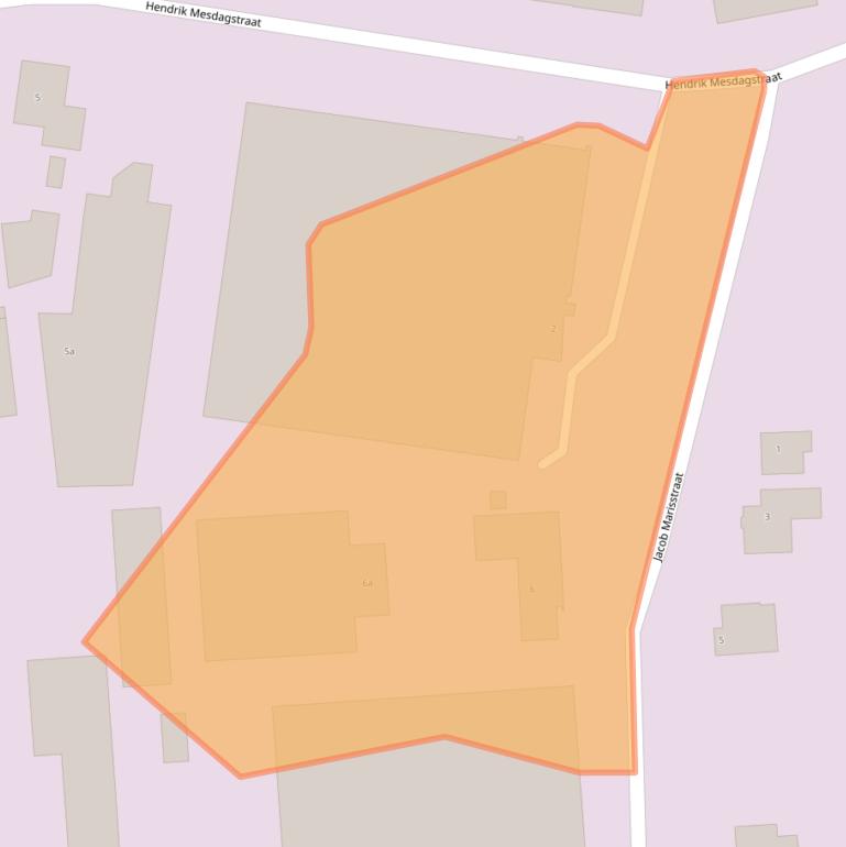 Kaart van postcodegebied 5753DB.