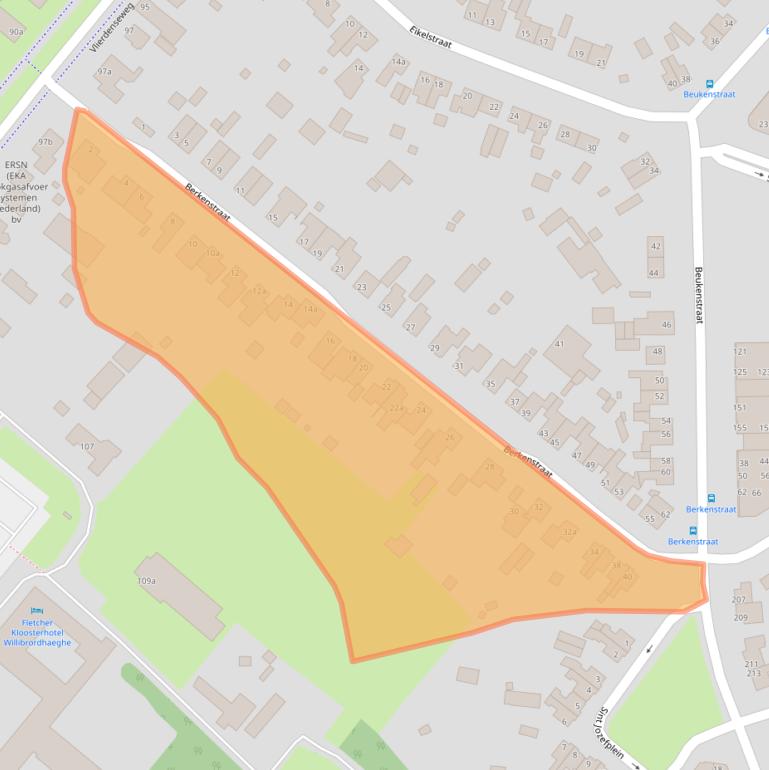 Kaart van postcodegebied 5753GK.