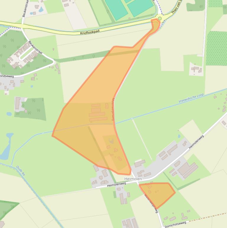 Kaart van postcodegebied 5753PX.