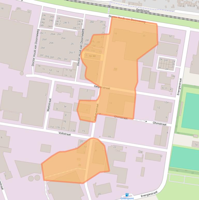 Kaart van postcodegebied 5753RJ.