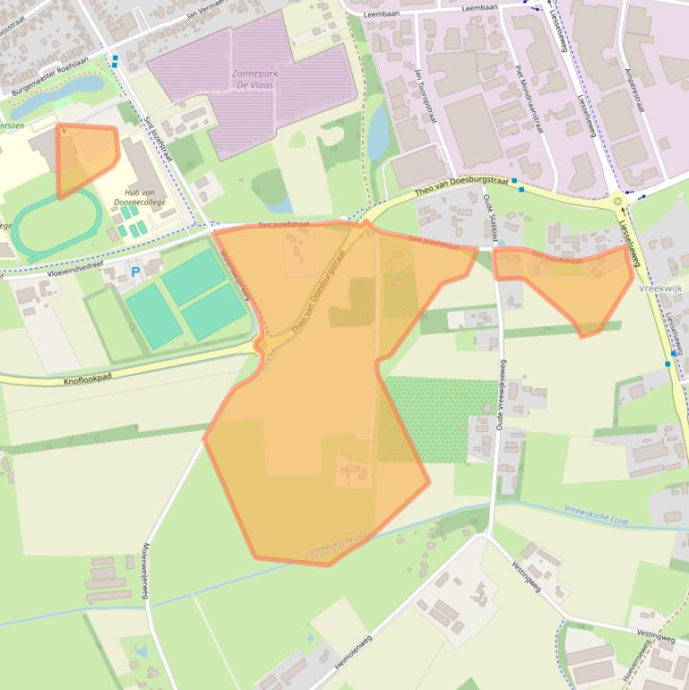 Kaart van postcodegebied 5753SK.