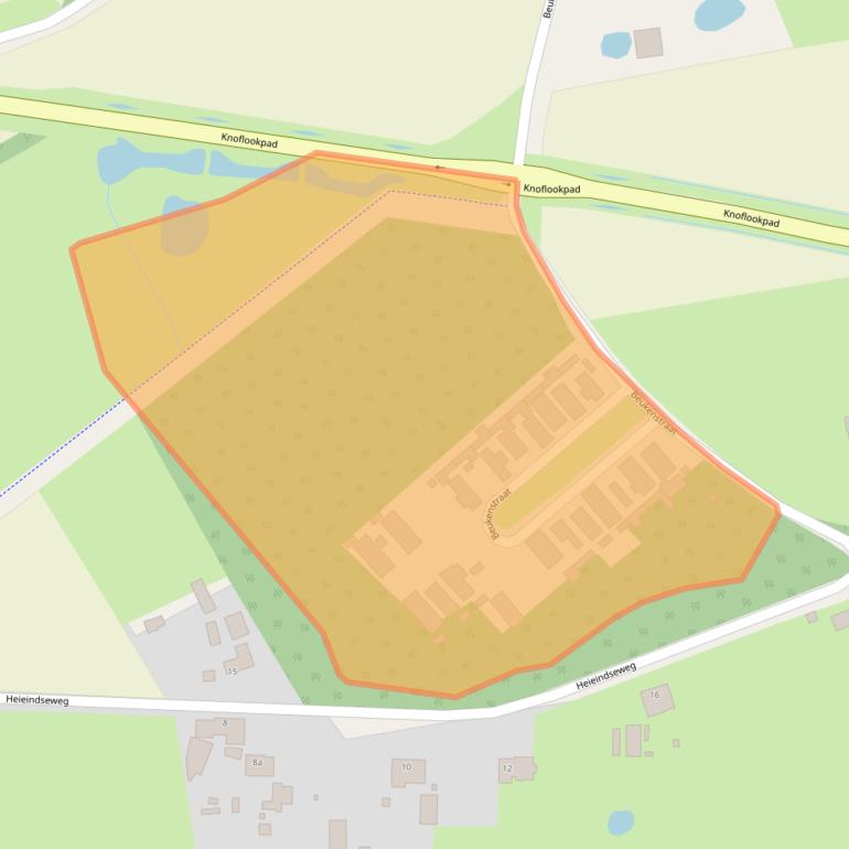 Kaart van postcodegebied 5753SP.