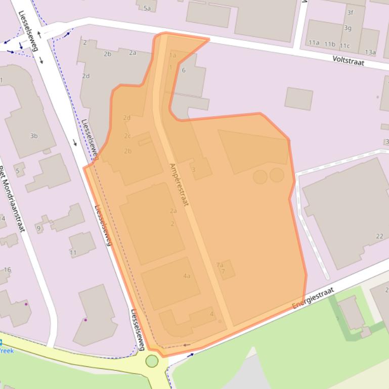 Kaart van postcodegebied 5753ST.