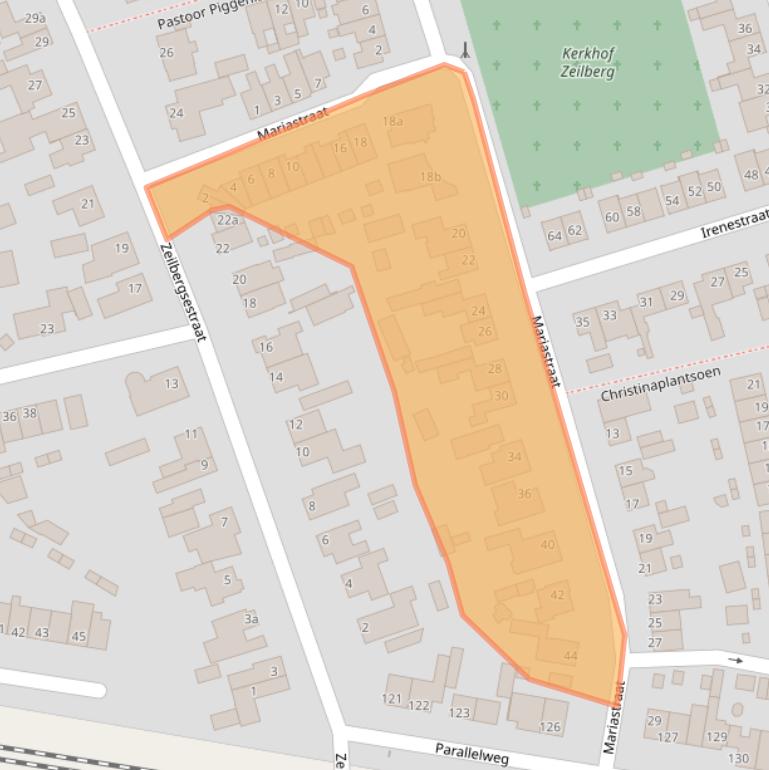 Kaart van postcodegebied 5754AP.