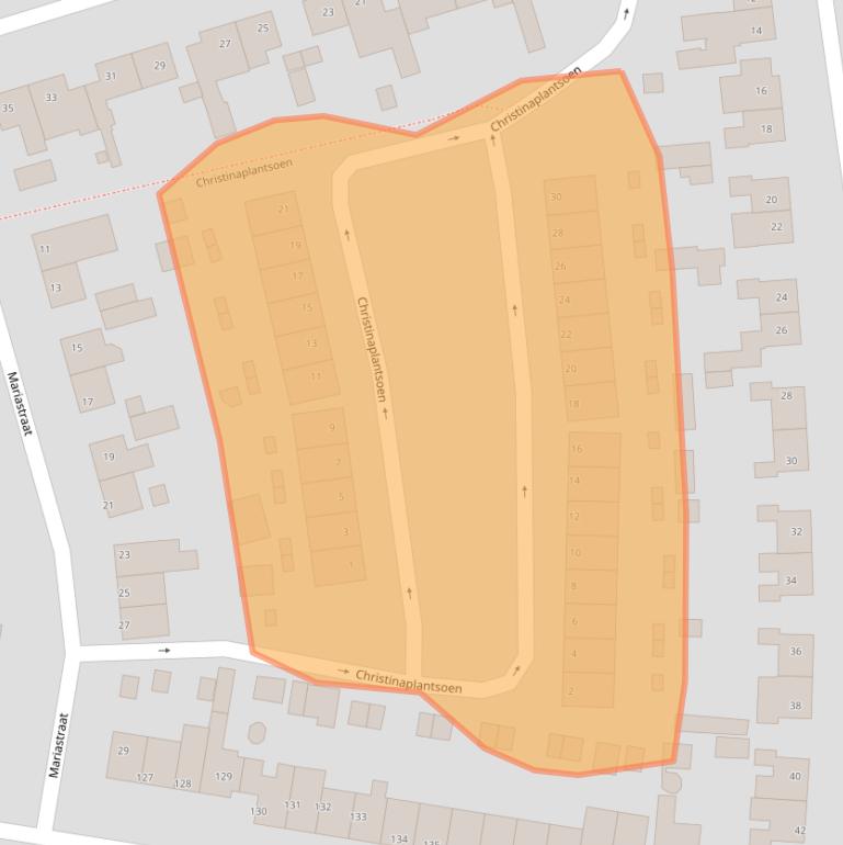 Kaart van postcodegebied 5754AR.