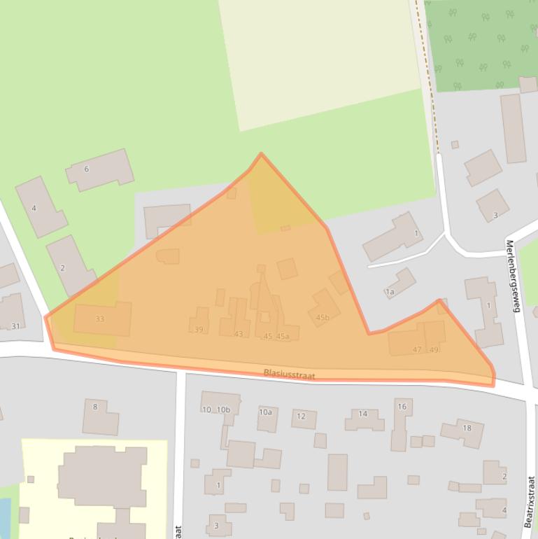 Kaart van postcodegebied 5754AT.