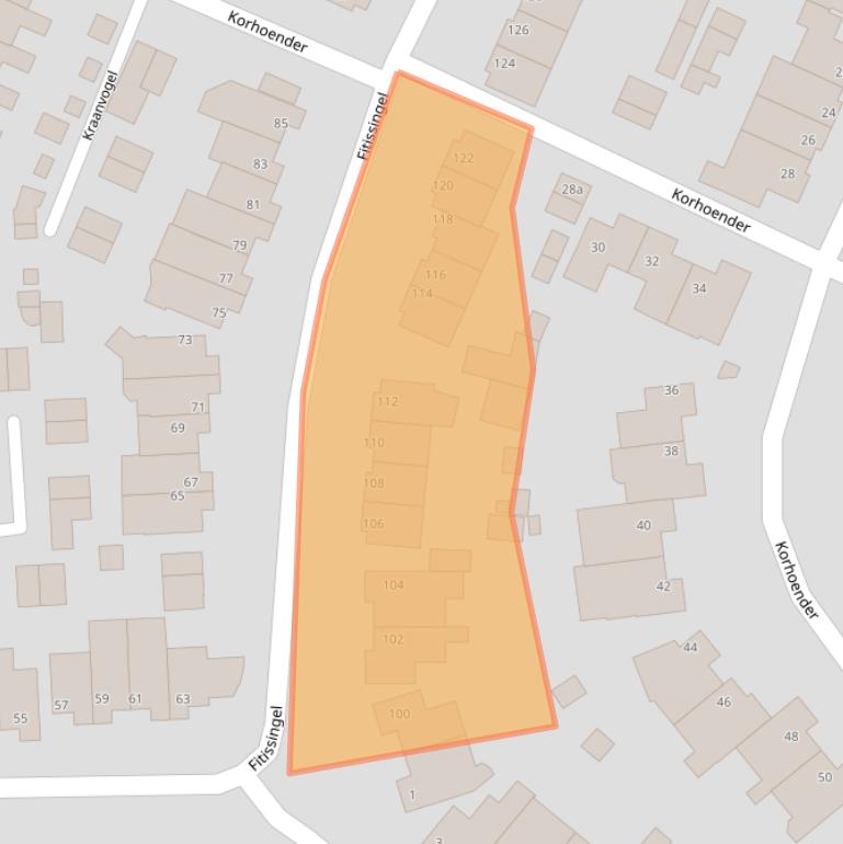 Kaart van postcodegebied 5754CC.